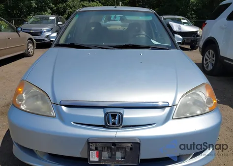 2003 Honda Civic Hybrid из США, поврежденный, VIN JHMES96623S020824